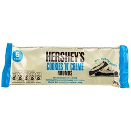 Hershey Cookie n Creme Rounds 10x96gr