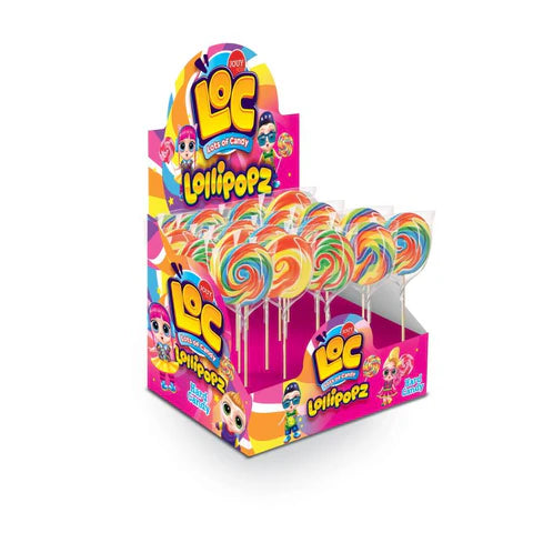 Display Jouy & Co LOC Lollipopz Swirl 96x30gr