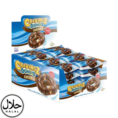 Displaybox Jouy & Co Cravingz Donuts Cacao 6x24x35gr