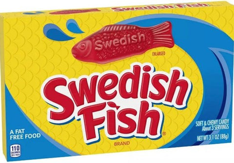 Swedish Fish Red Theater Box 12x88gr