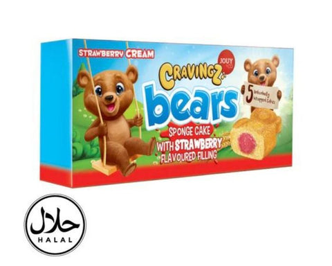 Jouy & Co Craving Bears Strawberry 5 pk 18x5x40gr